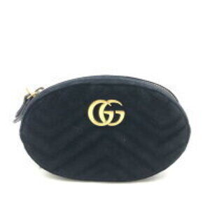 Gucci GG Marmont Crossbody Bag Waist Black